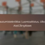 Palautumistekniikka: Luontoaltistus, Ulkoilu, Aistiärsykkeet