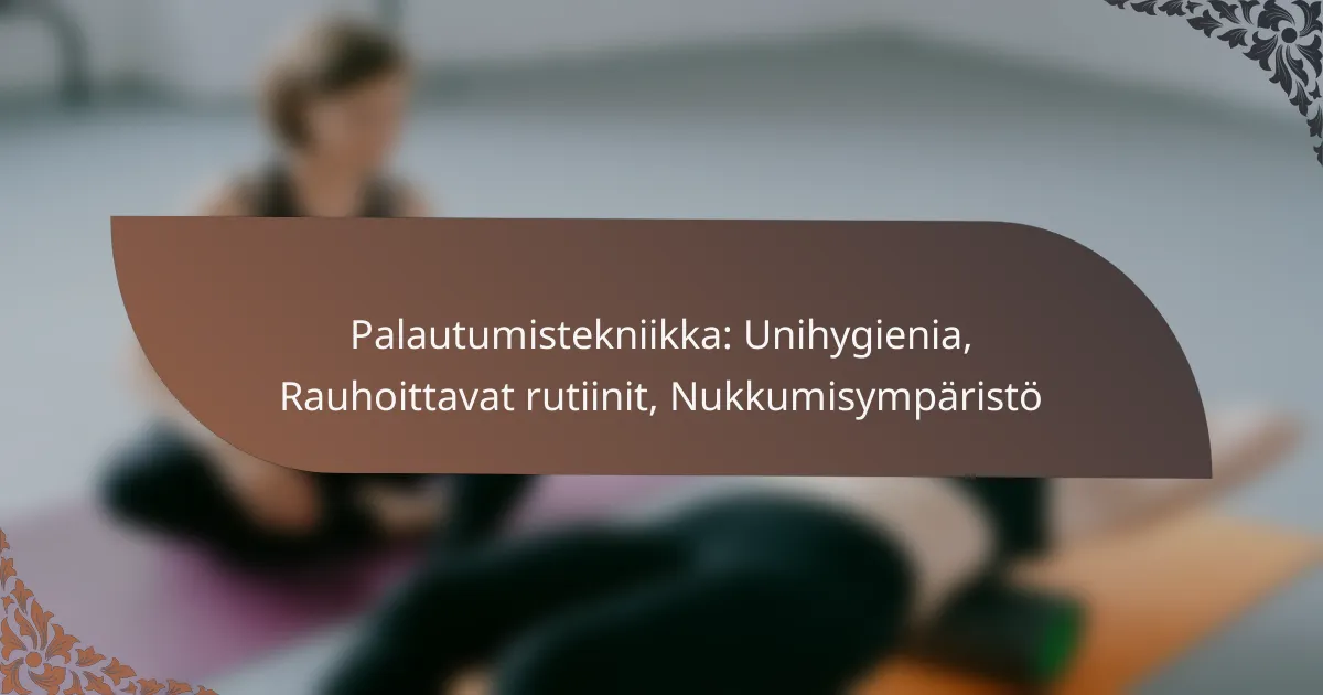 featured-image-palautumistekniikka-unihygienia-rauhoittavat-rutiinit-nukkumisymparisto