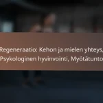 Regeneraatio: Kehon ja mielen yhteys, Psykologinen hyvinvointi, Myötätunto